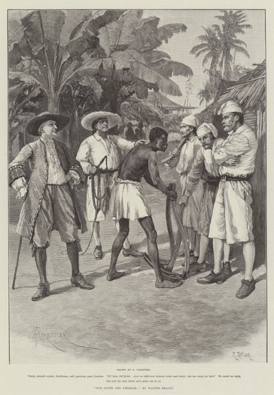 Pour la foi et la liberté, par Walter Besant - Amedee Forestier